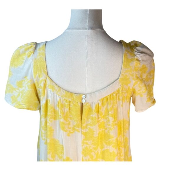 2/$30 ZARA XS-S Yellow & White Floral Cotton Dress - Picture 10 of 14